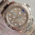 Copy Swiss 2836 Rolex Yachtmaster Watch SS Gray Dial 40mm_th.jpg
